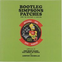 Bootleg Simpsons Patches from the Military & Scouting