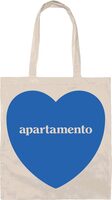 Apartamento Heart Tote Bag Blue Flame