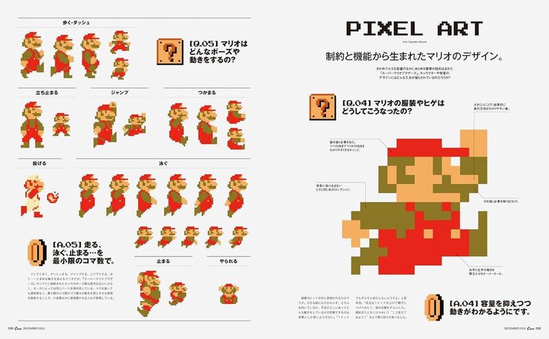 マリオページです Casa BRUTUS 2025 December: Super Mario Bros. | moom bookshop - art
