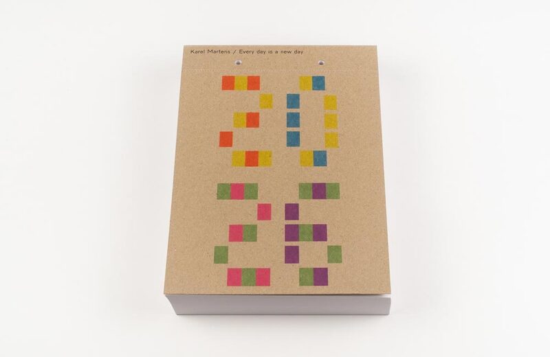 Calendar 2026 / Every day is a new day - Karel Martens | moom