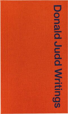 Donald Judd Writings (9780578634326)