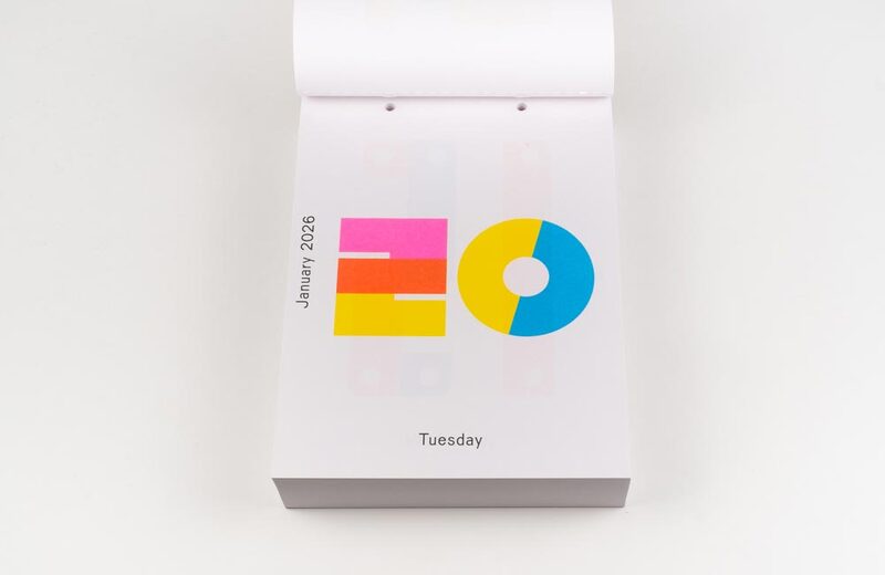 Calendar 2026 / Every day is a new day - Karel Martens | moom