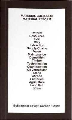 Material Cultures: Material Reform (9781913620813)