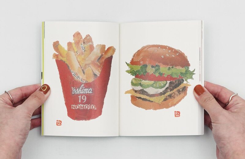 The 91-Year-Old Setsu's Newspaper Collage Postcard Book - Setsu