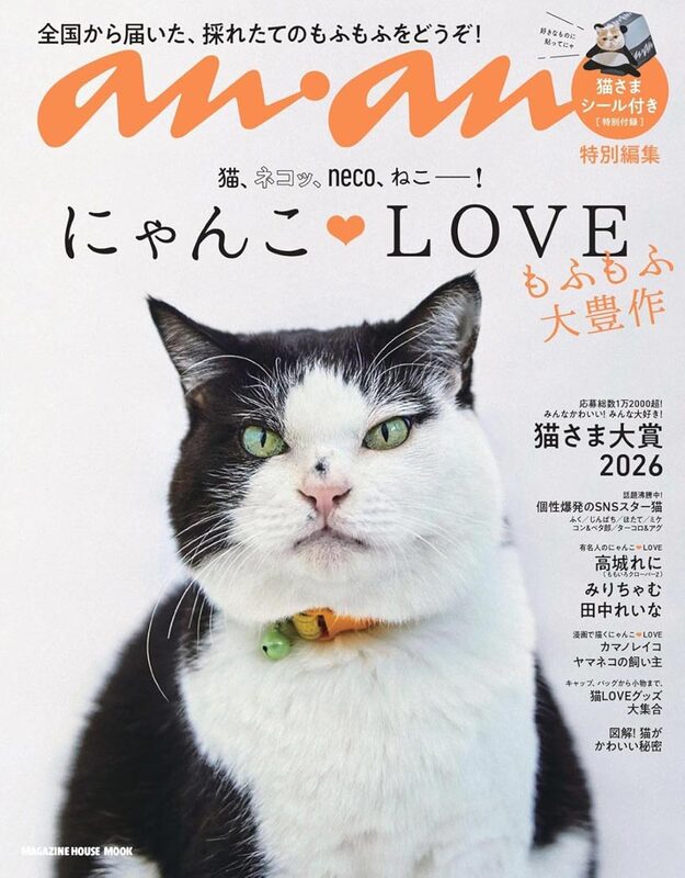 anan特別編集 にゃんこＬＯＶＥ もふもふ大豊作 (9784838757886)