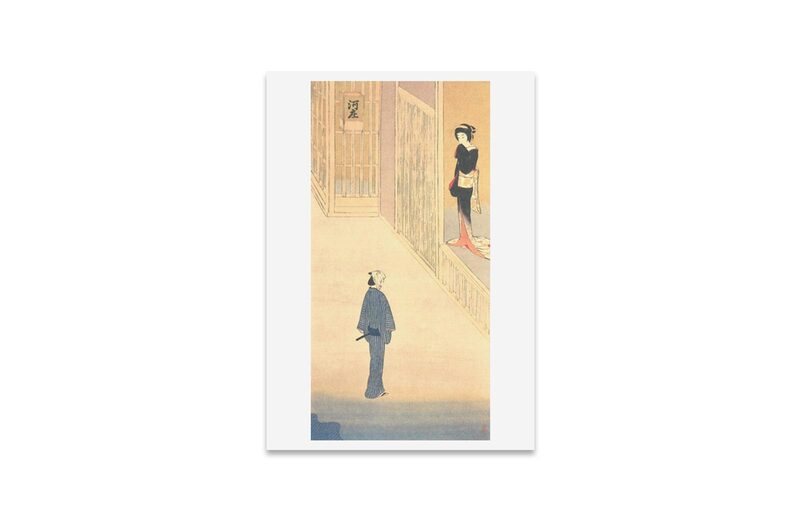 非売品 小村雪岱 挿絵 装丁 銀座 資生堂 化粧品 曜齋国輝木版画 大正10