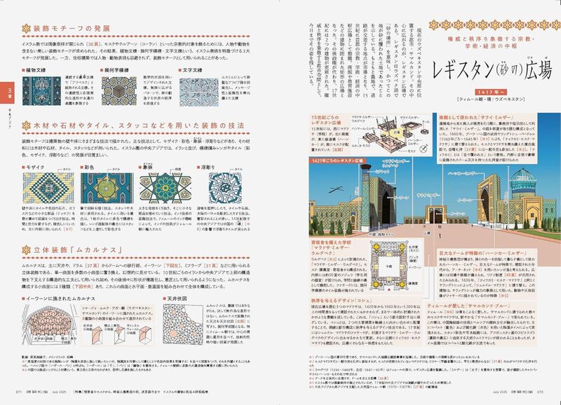 建築知識2025年7月号：預言者のモスクから、神秘主義教団の街、迷宮