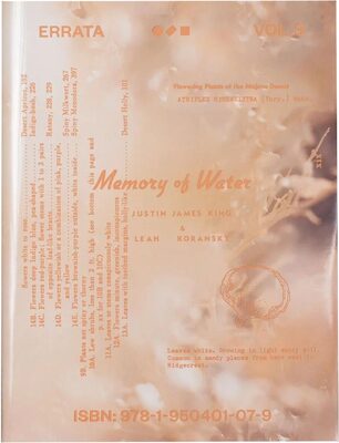 Errata Vol.3: Memory of Water (9781950401079)